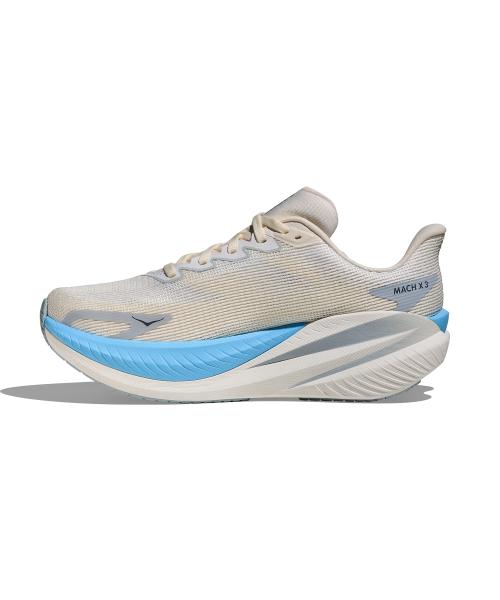 HOKA Macha X 3 Wide - White:Alabaster [1168872-WBS]