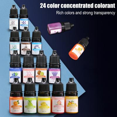 Epoxy Resin Dye 5ml Highly Concentrated Resin Dye Liquid Pigment Resin Colorant for DIY Jewelry Making Crafts AB Resin Coloring