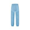 Casual trousers summer simple loose thin imitation hemp sports lace-up splicing men's sweatpants