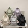 Schoolbag New Large Capacity Backpack Women's Lightweight Simple Versatile Casual Backpack Junior High School Student High School Student School Bag