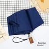 Nanjiao Automatic Vintage Wooden Handle Folding Umbrella
