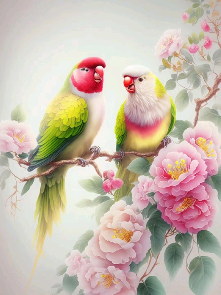 Full Square/Round Drill Diamond 5D DIY Diamond Painting Flower Bird Animal Embroidery Mosaic Cross Stitch Kit Home Decor Gift