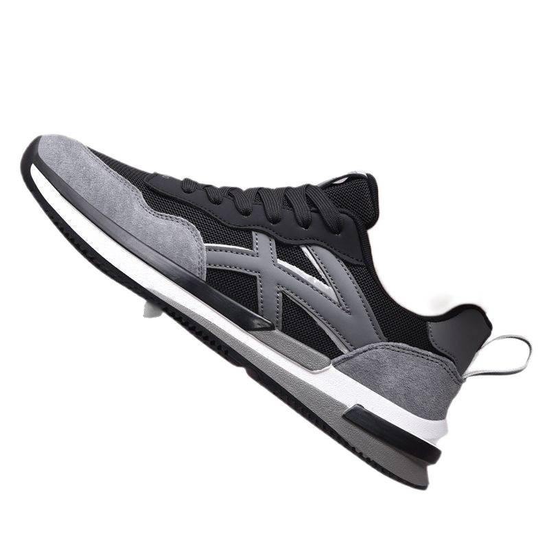 Spring new fly-woven breathable sneakers Forrest Gump light running dad shoes