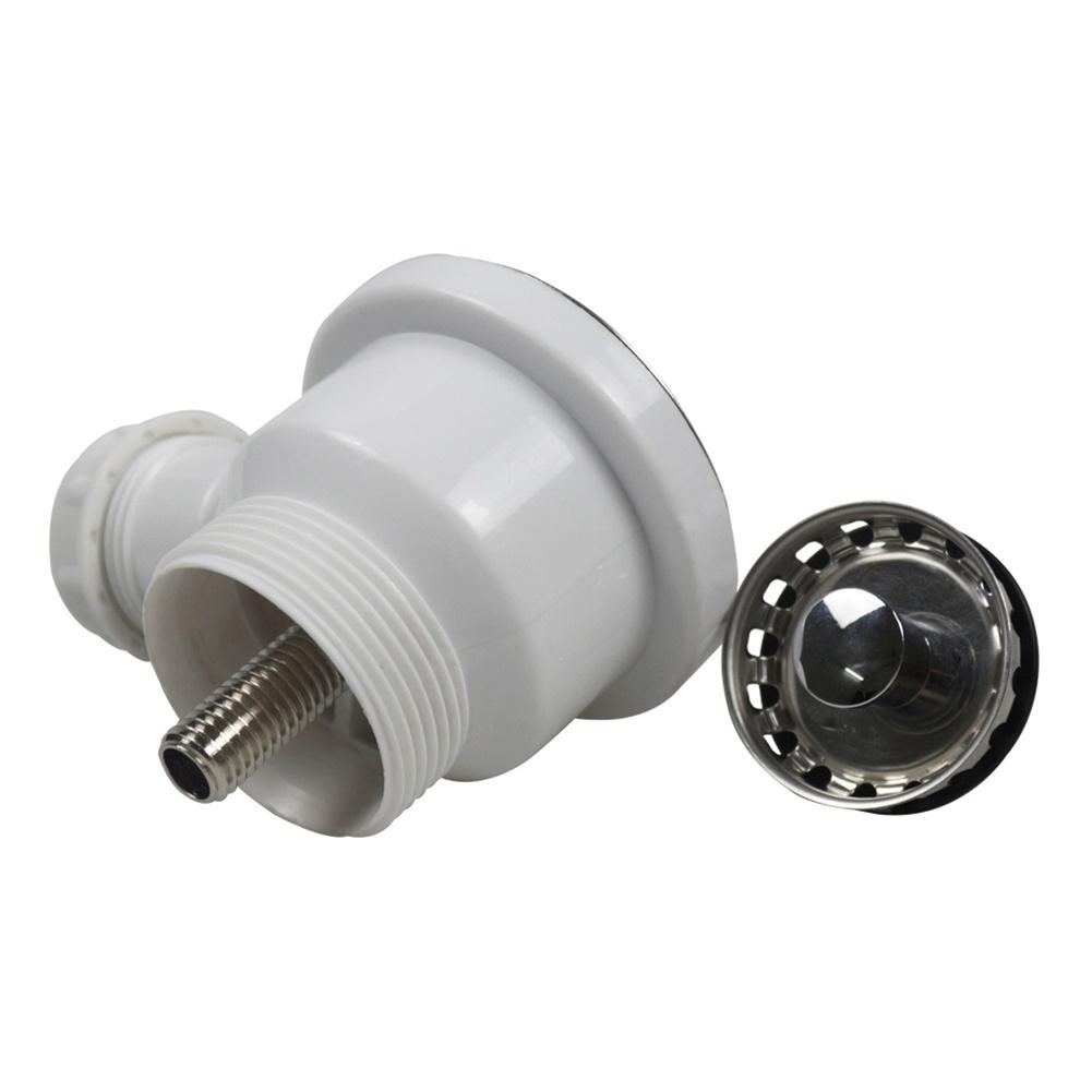 Edelstahl 70mm PP Flansch Passt Waschbecken Mini Korb Sieb Abfall Kit Küche