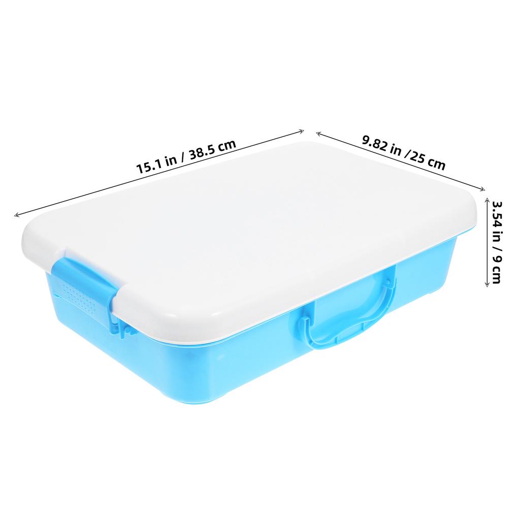 Sand Table Storage Box Handheld Sandbox Sand Tray With Lid Portable Sandbox Kids Sand Tray Toy Portable Handheld