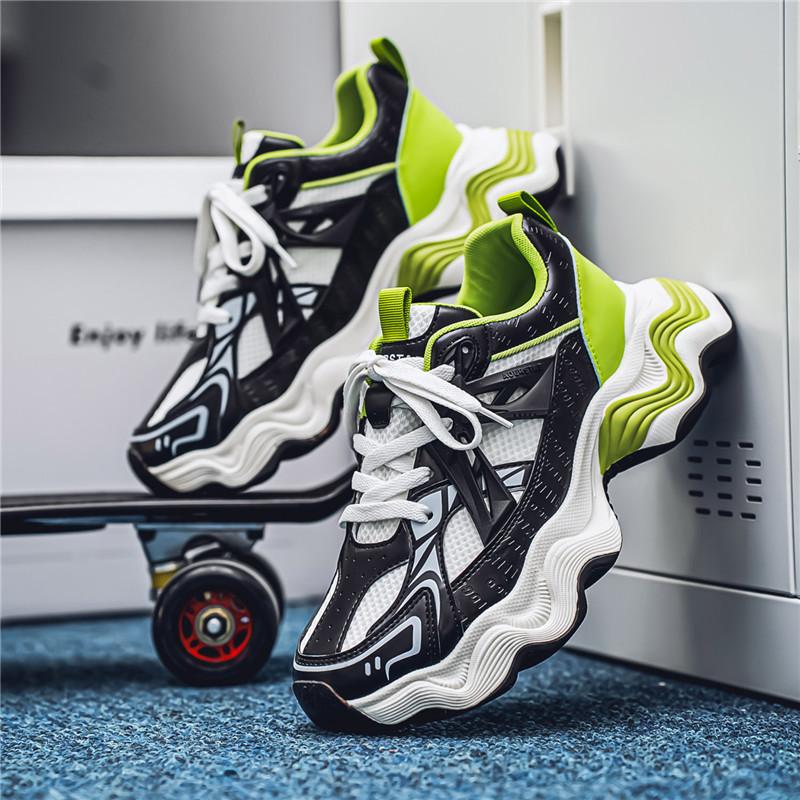 New Thick-soled Heightening Dad Shoes Men's Mesh Sports Shoes Student Casual Men's Shoes ZP168