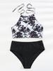 High Waist Bikini Woman Swimsuit Sexy Tie Dye Bathing Suit Sexy Bikinis Set Summer Beachwear