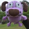 Purple Dog Plush Toys Cartoon Animals Fluffy Dolls Kawaii Dog Stuffes Toy Plushie Birthday Gifts