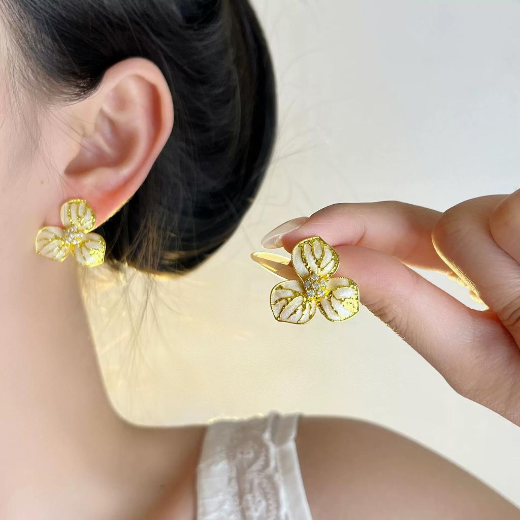 925 Silver Bow Knot Ear Clip for Women Girl Ribbon Design Ballet Style Sweet Jewelry Gift