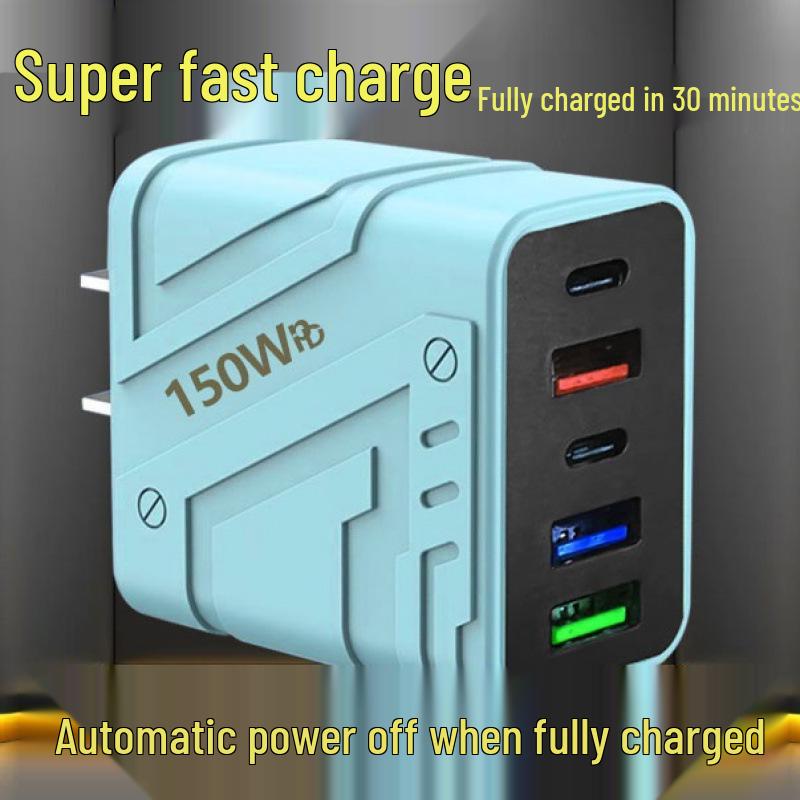 High-Power Multi-Port Fast Charger for Apple & Android Devices