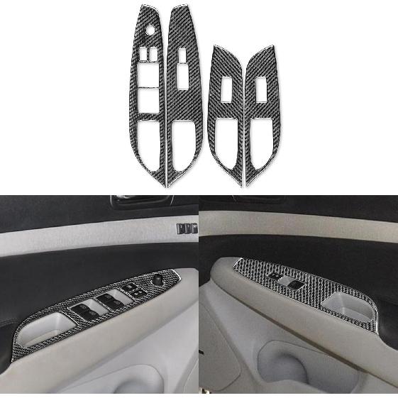 NVCNX Real Carbon Fiber Compatible with Infiniti G35 G37 X S 2007 2008 2009 2010 Sedan Coupe Convertible Car Accessories Interior Trim Dash CD AC