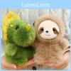Cartoon Cute Style Plush Panda Keychain Pendant Car Decor For Kids Teens And