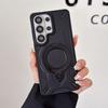 For Magsafe Magnetic Case For Samsung Galaxy S26 Ultra S25 S23 S24 Ultra Shockproof Armor Wireless Charge Rotating Bracket Cover