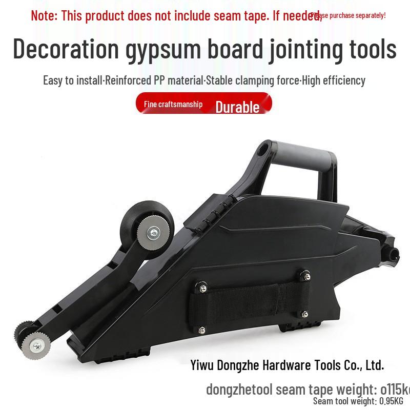 Multi-Purpose Gypsum Board Caulking and Splicing Tool for Quick Clamping and Pressing