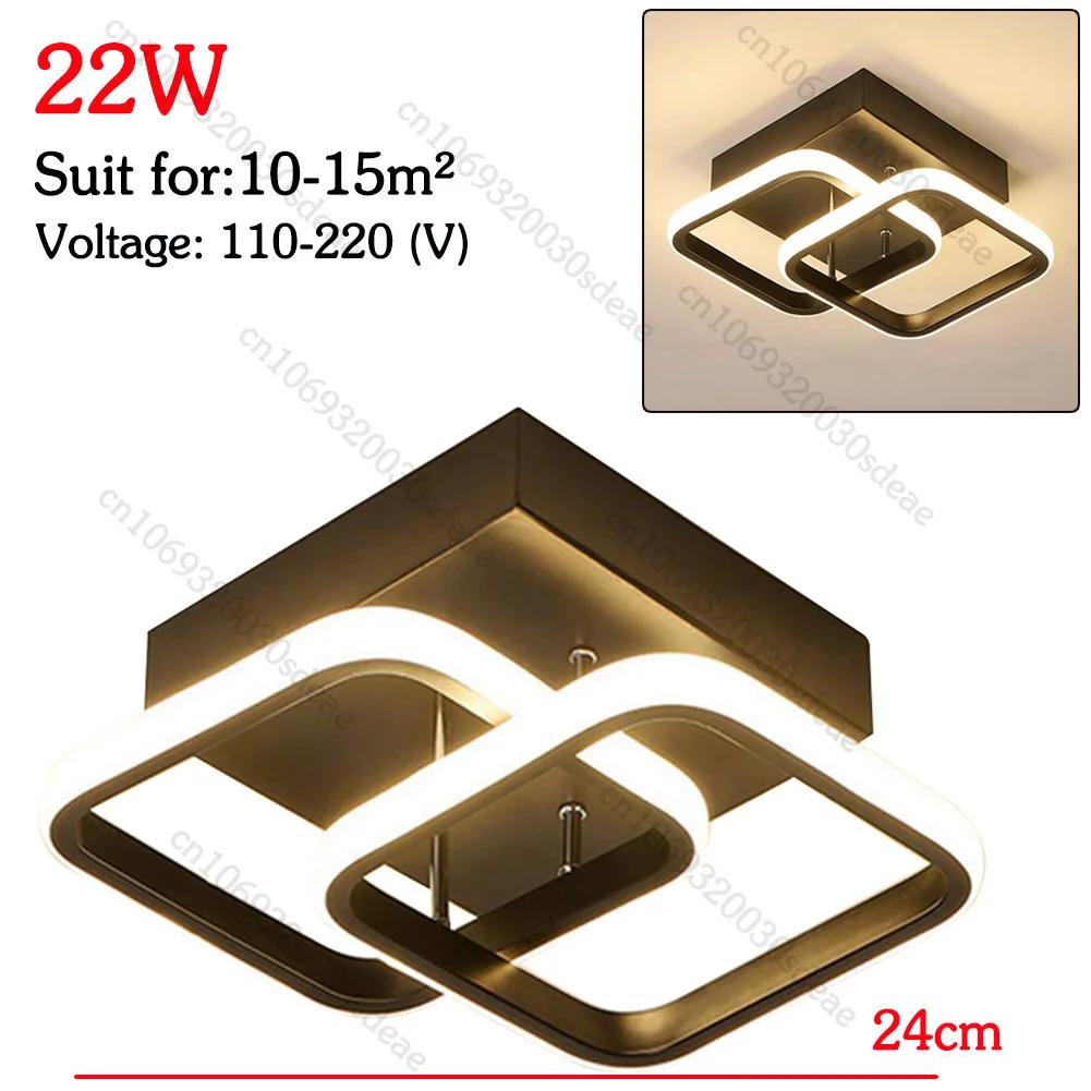 Rings Circle Ceiling Hanging Modern Luxury LED Chandelier Pendant Lights Nordic Home Light Suspensions Luminaire Home Decoration