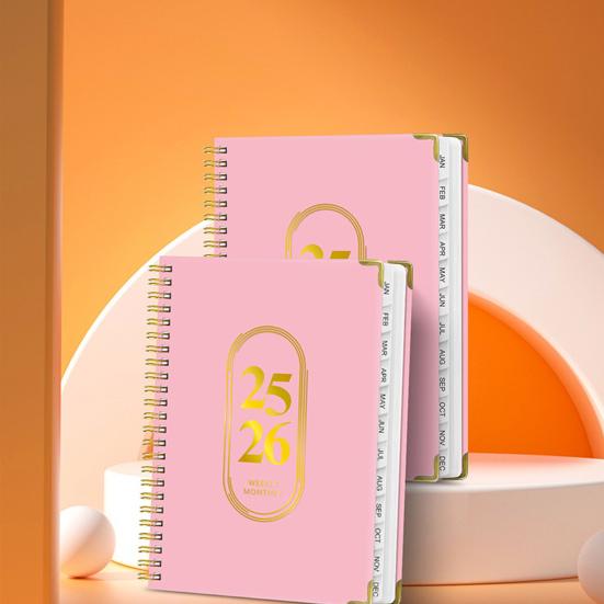2025-2026 Planner 18-Month Daily Weekly Monthly Planner Organizer Runs Jul. 2025 - Dec.2026 Spiral Agenda Book for Office School Supplies