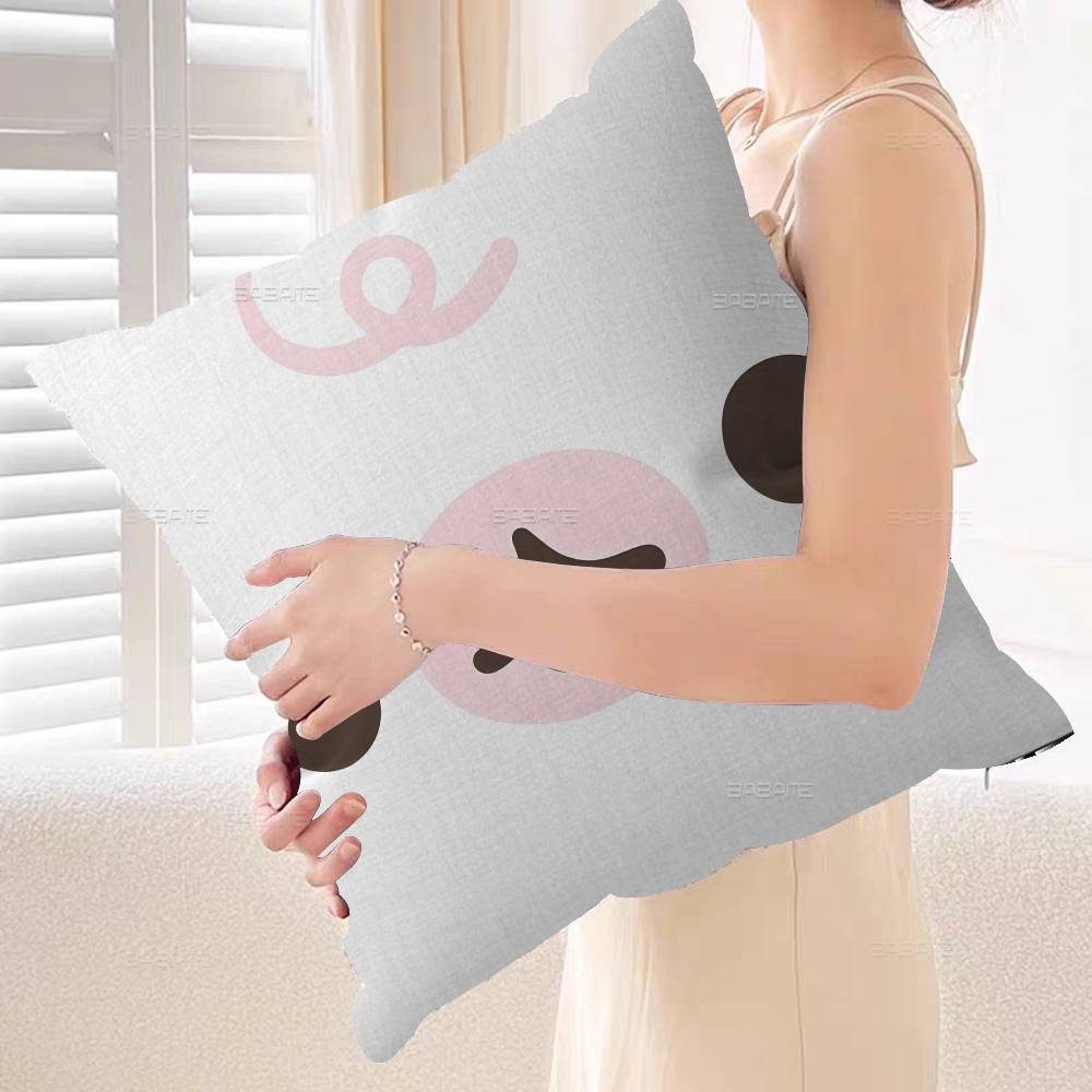 Kawaii Cartoon Mamegoma CUTE Pillow Anime Pillow Sofa Bed Head Pillow Cover Cushion Cover 45x45 cm Fashion