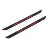 4Pcs Rear Carbon Fiber Car Door Welcome Plate Sill Scuff Anti-Scratch Protectors