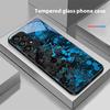 Camouflage Blue For Samsung Galaxy S10 20 Plus 21 FE 22 23 24 FE 25 Ultra Black Tempered Glass Phone Case Hard Shell