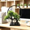 Artificial Bonsai Tree With Plastic Pot For Home Decor And Photography Props