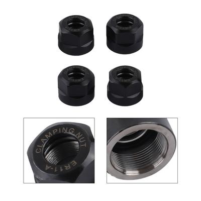 Spannzange ER11A Spannmutter 140CR Stahl Zubehör CNC Spannfutter*0,75mm ER Spannzange Fräsen Hohe Härte Hohe Festigkeit Drehmaschine