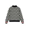FILA Fleece Knit Zip Cardigan Jacket Women jackets Black F11W141408FBK