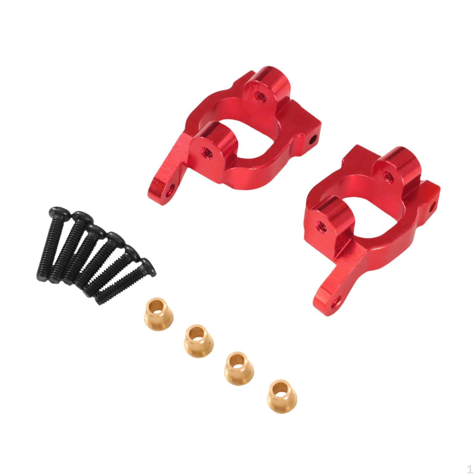 

1/14 RC Car C-hub Carrier Metal Components for 124007 124019 144001 144002 червоний