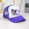 Kuromi Girls Baseball Caps English Letters Cartoon Hat Children Casual Hat Cute Sanrios Adjustable Peaked Cap Kids Birthday Gift