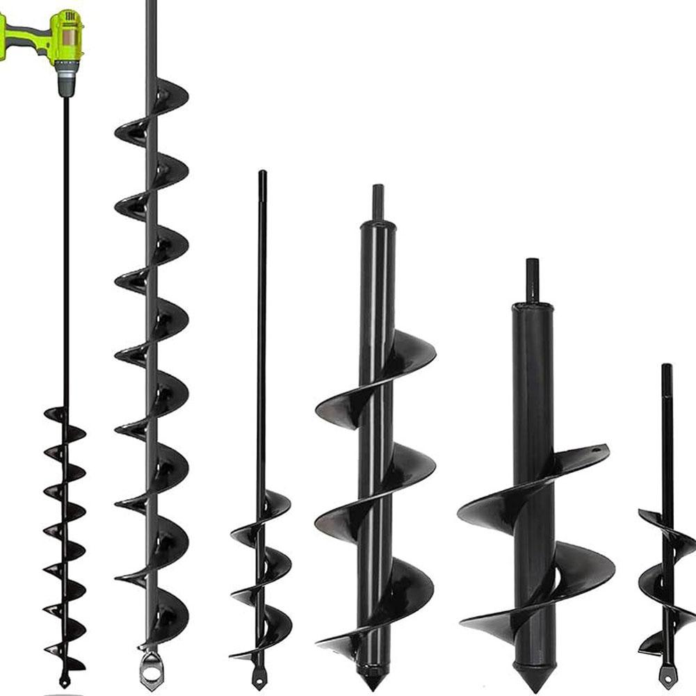 Garden Auger Drill Bit Auger For Drilling Holes & Loosening Soil Flowers Vegetable Fence Post Garden Scarifying Tool Accessory