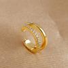 1PC Stainless Steel Zircon Clip Earrings Female Buckle Ear Cuff No Piercings Fake Cartilage Ear for Women Fashion Jewelry