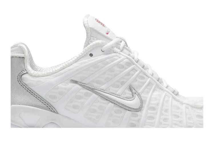 Nike Shox TL Bianco Argento Metallico