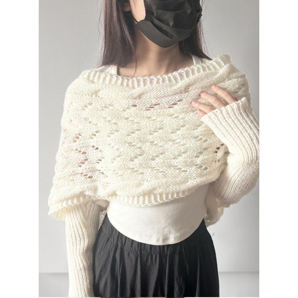 Elegant Women's Shawl - Soft and Elastic Lace Hollow Design, Breathable and Lightweight Autumn Fashion Accessory, Casual Wearing Shawl | Elegant Shawl