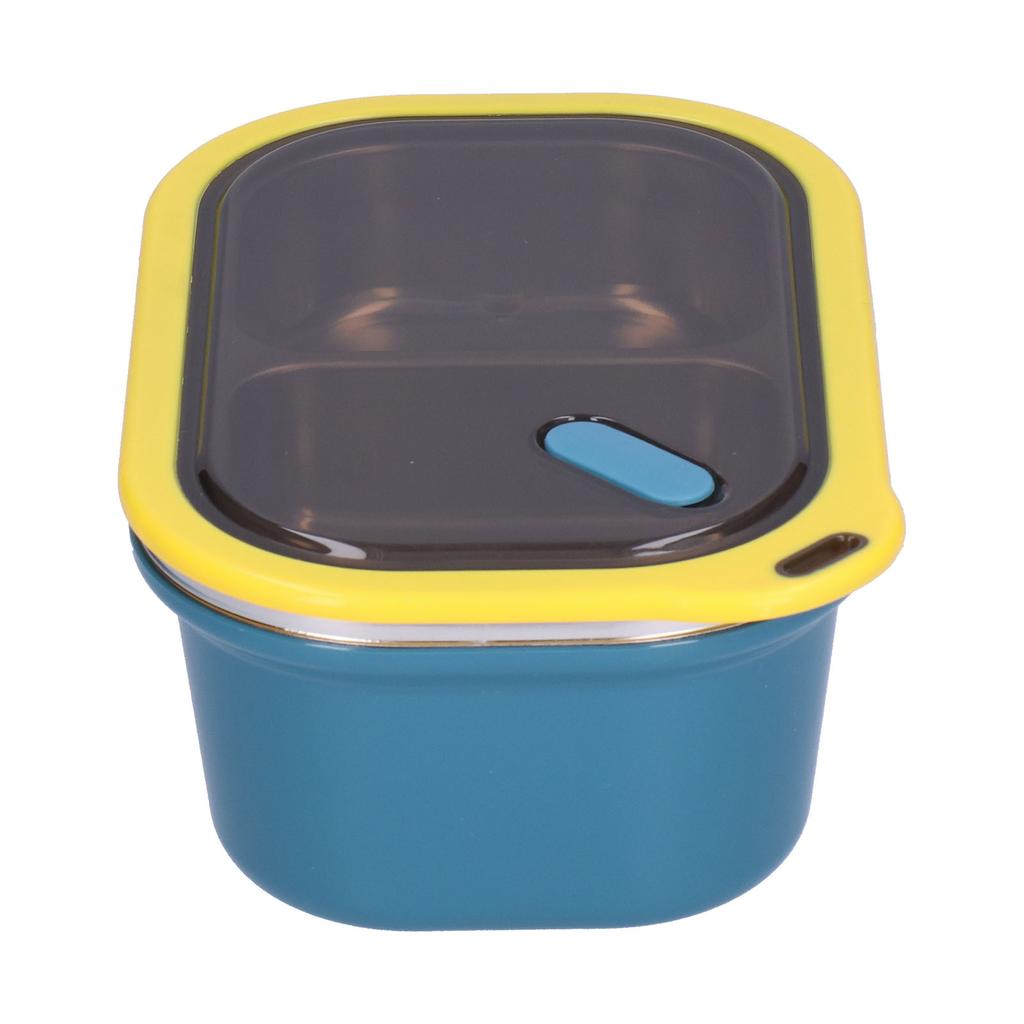 1.2L Stainless Steel Bento Box Doublelayer LeakProof Sealed Food Container Storage Box for School Picnic