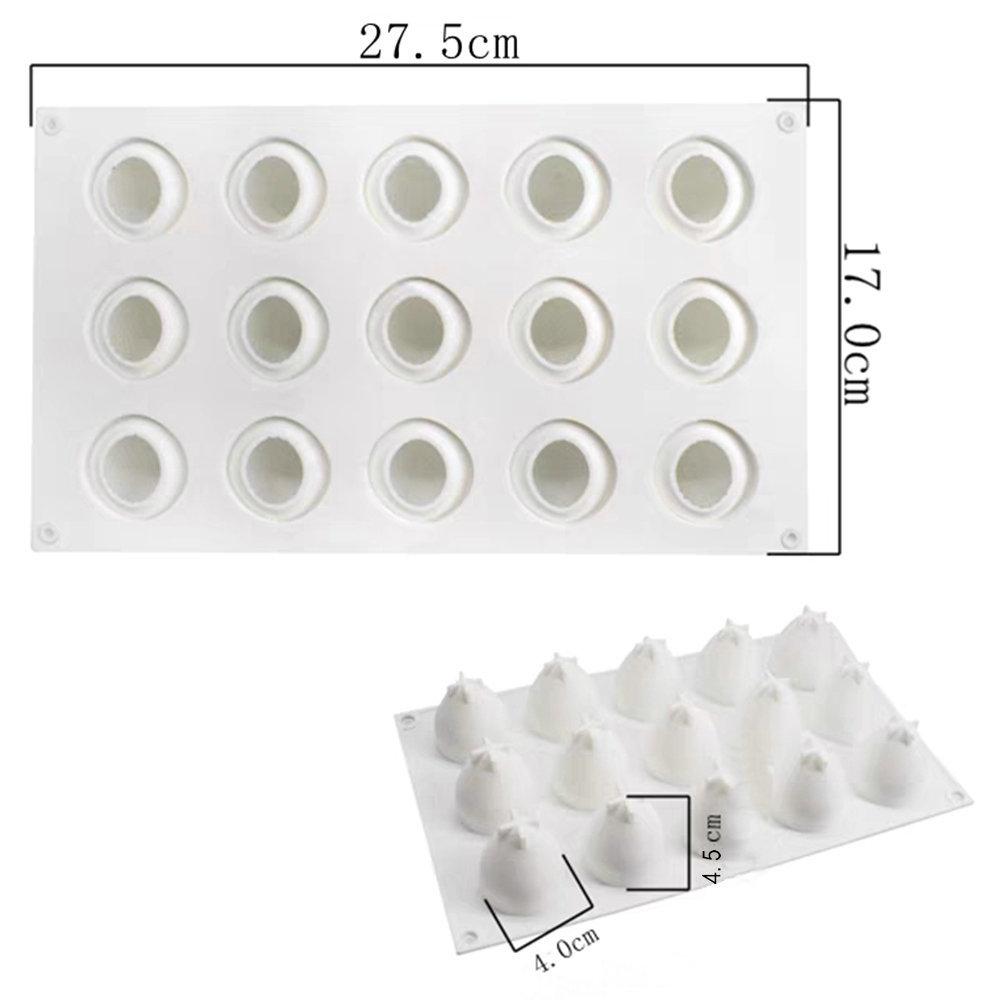 

1 шт. 15 Тривимірна форма для полуничного желе-мусу 8 Фруктова полунична силіконова форма для випічки Шоколадна форма для мастики