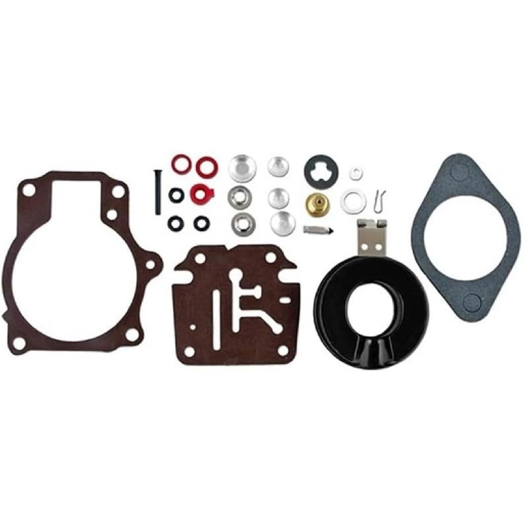 Fit for Johnson Evinrude 396701 65 70 75 HP 3 Set Carburetor Carb Rebuild Repair Kit and Float