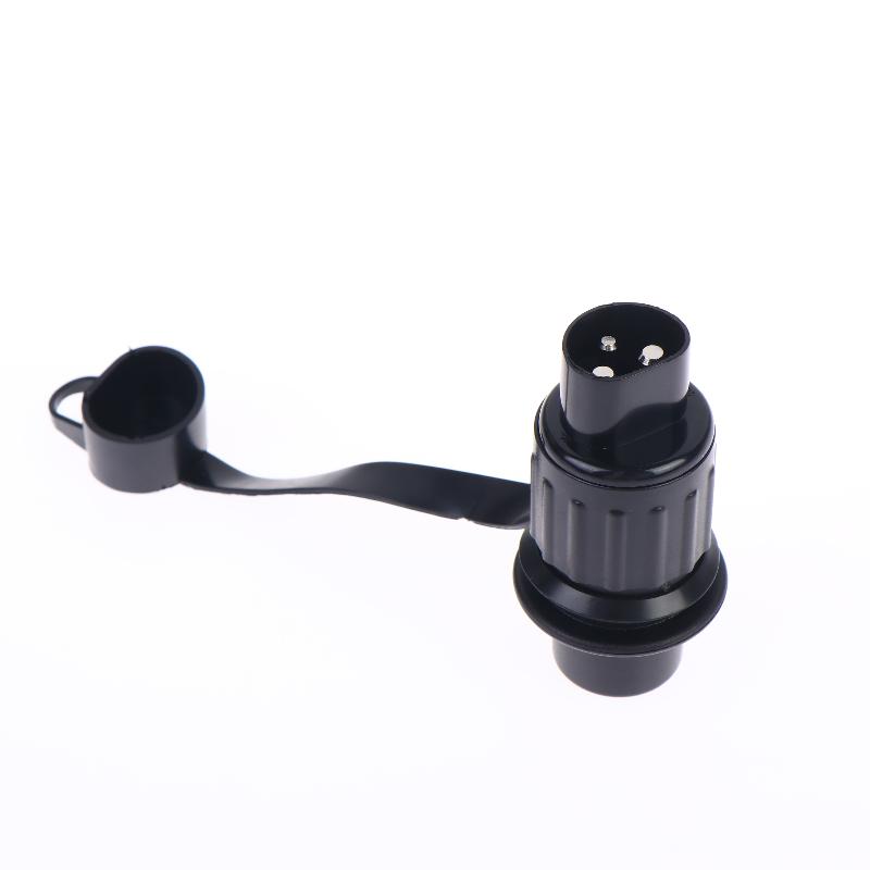 Tomada de Reboque de 12V com 3 Pinos Conector de Plugue Plano Plástico Conector de Cabo para Carro Europeu Tomada Plugue de Alimentação para Reboque Caminhão