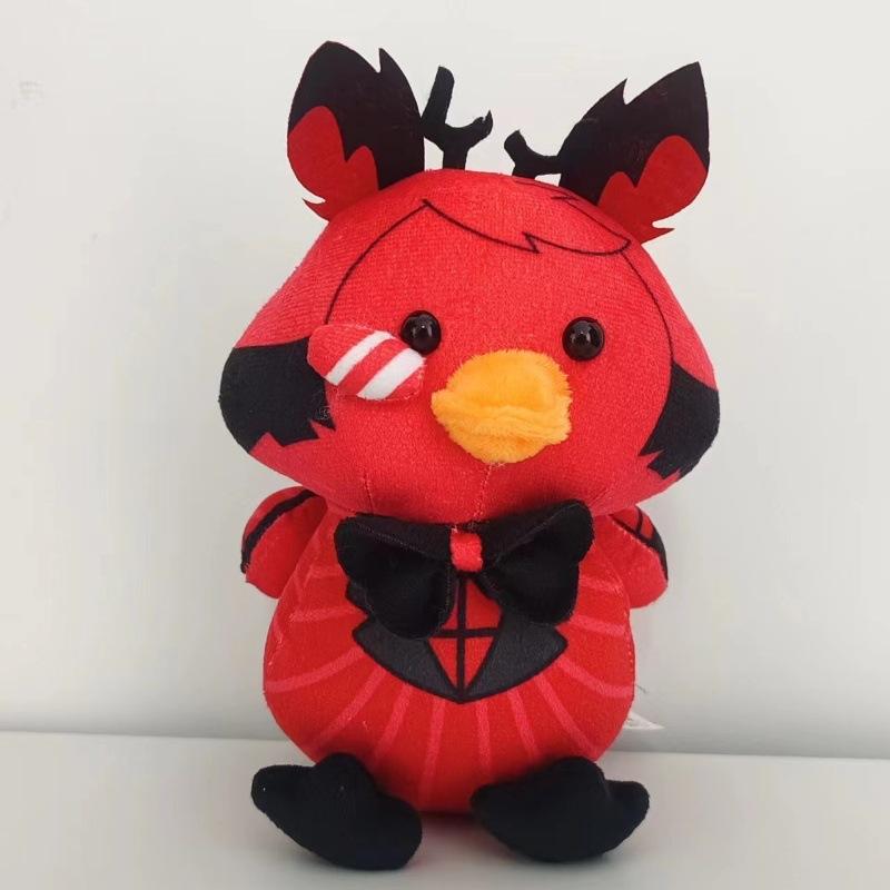 Anime Plüschtiere Hazbined Alastor Lucifer Ente Plüschtiere Plüschpuppen Dekoration Kissen Maskottchen Geburtstag Weihnachtsgeschenk