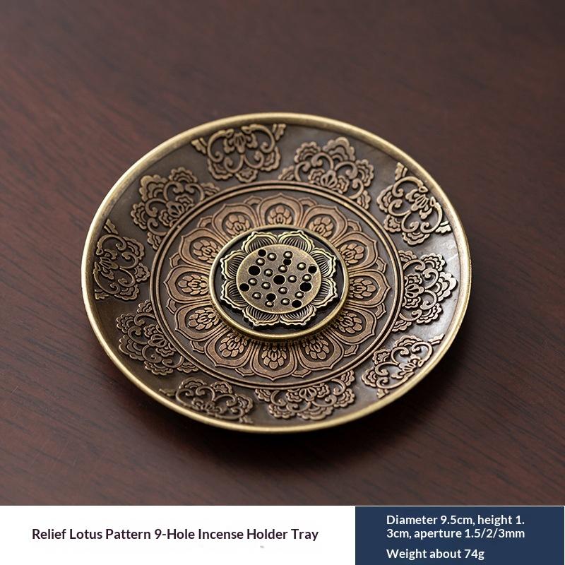 1/2/3/4Pcs Golden Toad Incense Diffuser Incense Stick Holder Metal Zen Lotus Buddha Incense Burner Censer Buddhist Aromatherapy