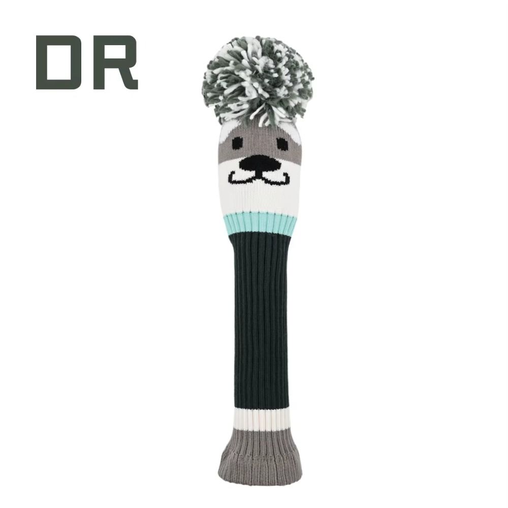 Schnauzer Designed Golf Club Headcover Soft and Durable Golf Knitted Sock Covers for Driver