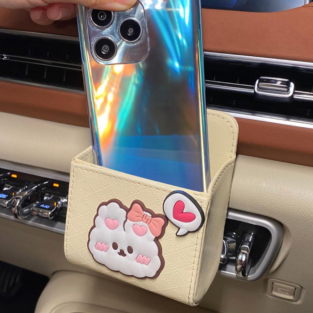 Storage Bag Cartoon Car Storage Box Mobile Phone Hanging Bag Car Mobile Phone Storage Box Glasses