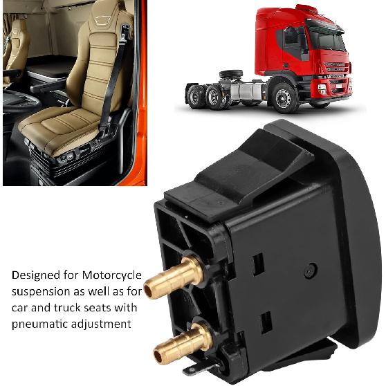 Air Spring Activation Switch Electric Cab Seat Air Lift Valve Switch, 2Pcs Truck RV Air Lift Manual Paddle Valve Switch Paddle Type Push to Snap Tab