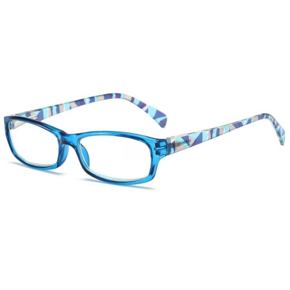 Women's Elegant Reading Glasses New Fashionable Square Frame Blue Light Blocking Presbyopia Eyeglasses with Plus Diopter To+4.0