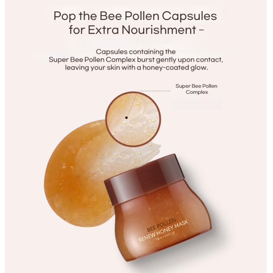 MISSHA Bee Pollen Renew Honey Mask 130ml