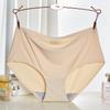 3pcs Sexy Women Panties Ice Silk Seamless Underwear Girl Lingerie Breathable Comfort Briefs Large Size Panties Women Underpant