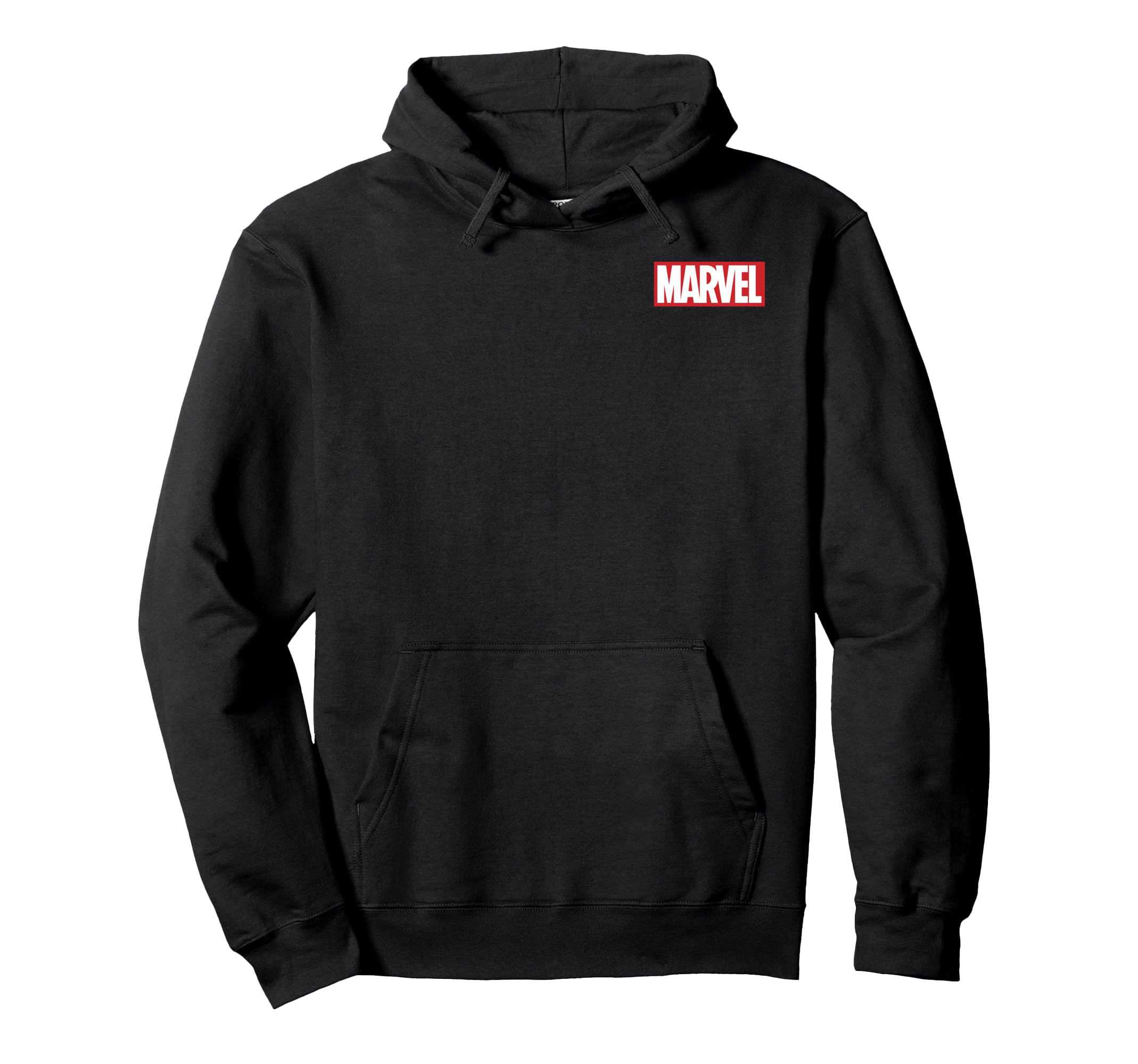 

Худи с логотипом Marvel Studios (сложенный) - Передняя и задняя сторона & чёрный