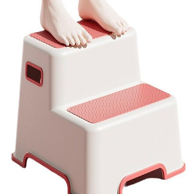 Dual-Use Two-Step Ladder & Footstool for Kitchen and Car Washing