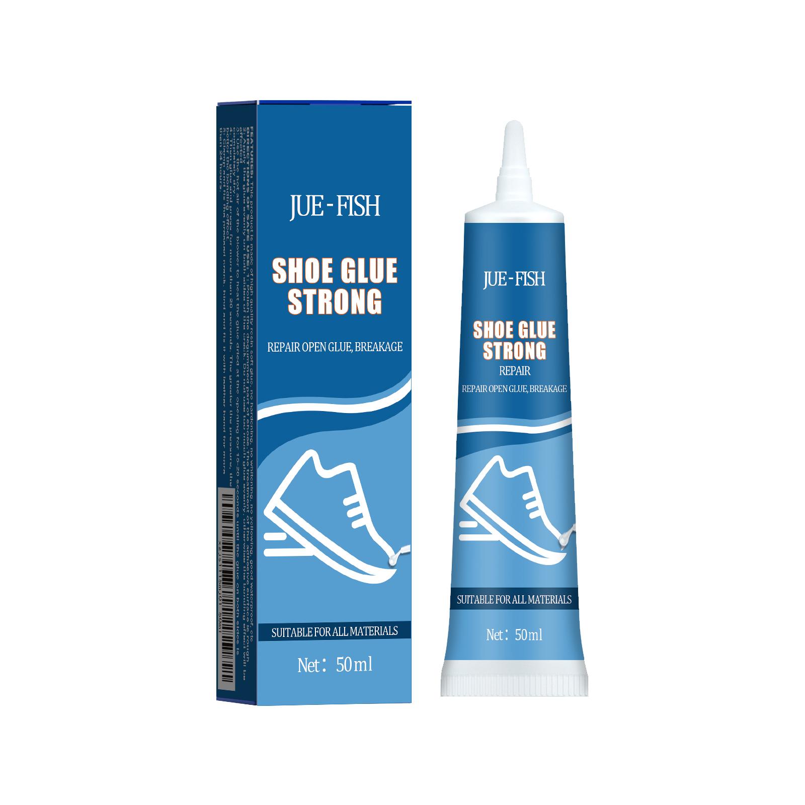 Jue-Fish Strong Shoe Glue Shoe Repair Leather Shoes Sole Multi-Purpose Glues and Adhesives Sneaker Leather Shoes Waterproof