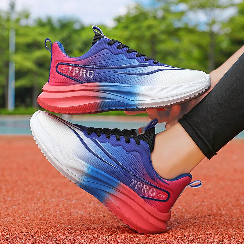 

Мужские спортивные кроссовки для бега Кроссовки для студентов Хип-хоп Цветные контрастные кроссовки Легкие баскетбольные кроссовки Большие размеры EU: 42 синий