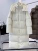 Puff long down jacket women's winter new super long knee big quilt to feet lengthened and thickened