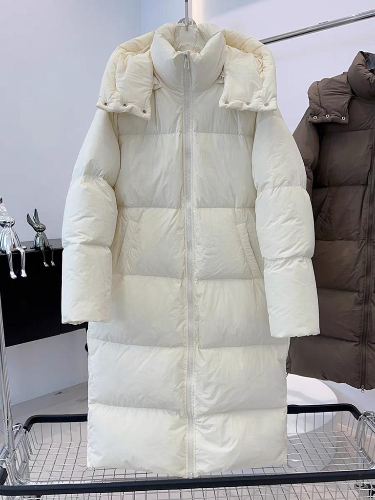 Puff long down jacket women's winter new super long knee big quilt to feet lengthened and thickened